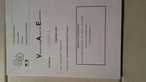 Livret vae bac - 2, 2019