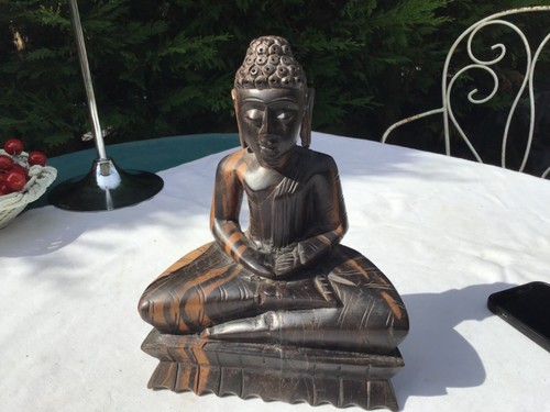 Ancienne sculpture statue bois - statue,
