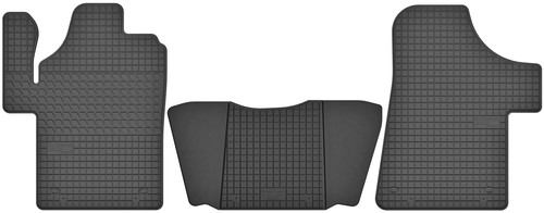 Tapis avant caoutchouc - avant, en