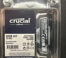 Sodimm 32 Go Ddr4 2666 (2x16) Crucial Balistix