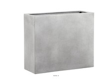 Bac fibres de verre/ composite Farn Ext. Claustra L80x30xH68cm Sable - dimhaut: