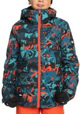 Veste de ski et de snowboard Quiksilver Mission Printed pour enfants et adole...