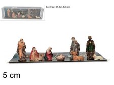 Mini Crèche 9 Pièces Bergers