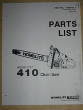 HOMELITE 410 SERIES CHAIN SAW