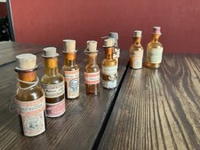 Lot De 9 Flacons Ancien