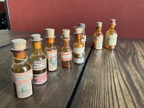 Lot flacons ancien - 9,