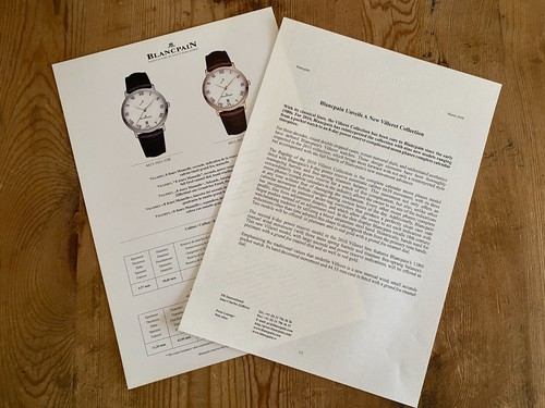 Blancpain dossier presse - de,