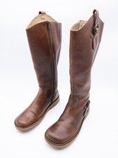 Kickers Femmes Bottes à Tiges Longues Bottes Chaussure Cuir Gr.39 Eu Art.2339-50