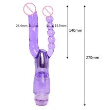 gode sexe toys Double pénétration Gode   anal vaginal vibrateur