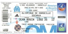 Billet  / Place  OM Olympique