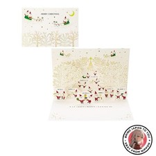 Nouvelle carte de Noël Sanrio carte de voeux Père Noël et illumination