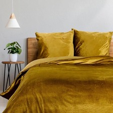 Parure de Lit 3 Pièces "Velina" 240x220cm Ocre