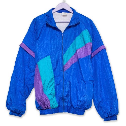 Anorak vintage bleu - anorak,