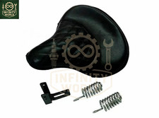 Compatible Avec Royal Enfield Bullet Electra 350CC 500CC Siège Noir Avec Ressort