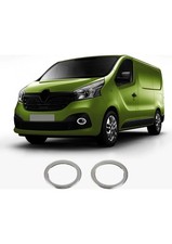 Cadre antibrouillard chromé