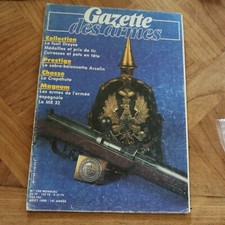 Revue GAZETTE ARMES n°156 1986 cuirasse c.r.d fusil dreyse sabre mr 32 crapahute