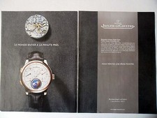 PUBLICITE-ADVERTISING :  JAEGER LeCOULTRE Duometre Unique Travel...[2pages] 2014