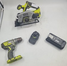 Lot De 4 Ryobi Outils - Non Travail, RWSL1801 Scie Circulaire, R18PDB