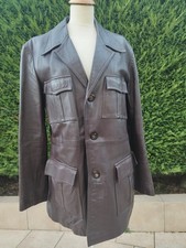 ​ Veste 3/4 cuir marron