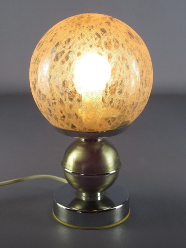 Lampe table boule verre - table, en