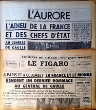 Presse / Hommage décès De Gaulle
