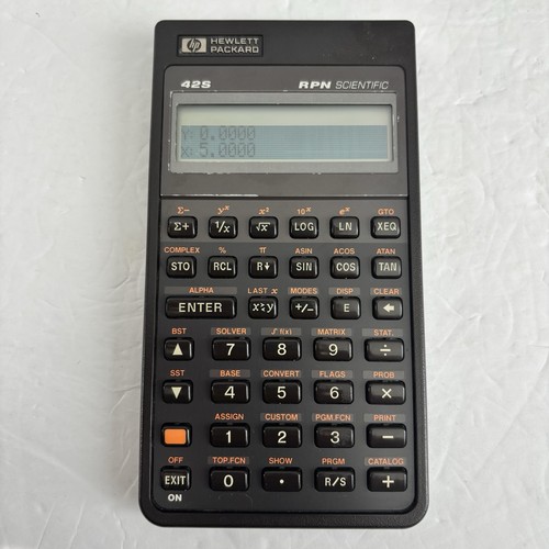 Hewlett packard 42s - hewlett,