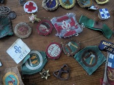 Lot ANCIEN  TISSU SCOUTS DE FRANCE jamboree