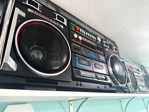 Vintage boombox lot jvc - lot,