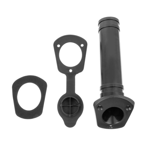 Black fishing rack pole - ,