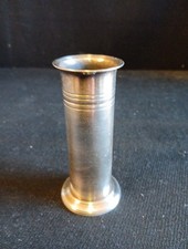 Vase Soliflore Maison Christofle En Métal Argenté H 11cm Diam. Col 4.5cm