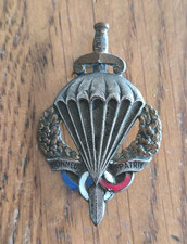 Insigne Brevet Préparation Militaire Parachutiste / Lisse Drago Paris H597 ))145