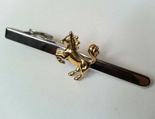 PINCE A CRAVATE vintage ANIMAL CHEVAL doré et argenté