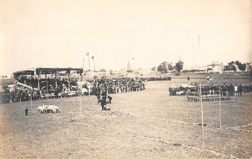 Cpa carte photo une vue - carte, d'une