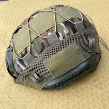 Kombat GB Airsoft Tactique Rapide Balistique Casque Maille Face Housse, Noir,