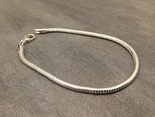 BRACELET FIN ARGENT NEUF Homme