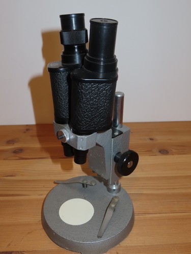 Microscope ancien binoculaire - ancien,