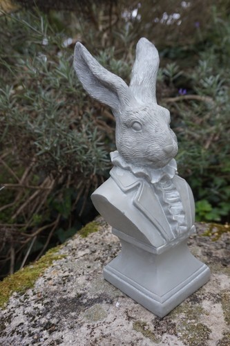 4344 buste lievre lapin belle - lievre,