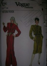 Patron couture vintage Vogue