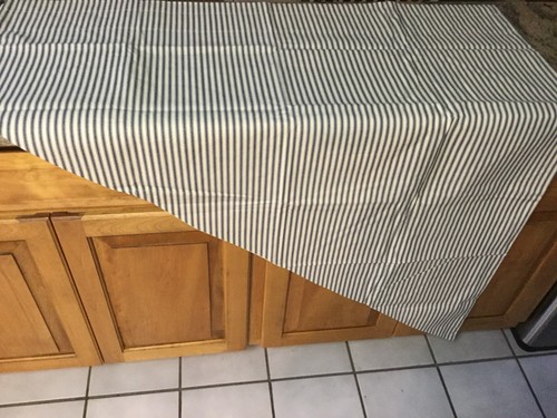 New country curtain - new, stripe