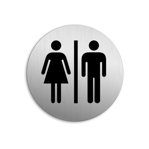 Plaque toilettes dames - toilettes,