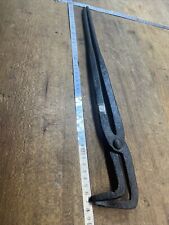 n°3 OLD TOOL OUTIL ANCIEN, PINCE FORGÉE DE FORGERON XIXe FER FORGE