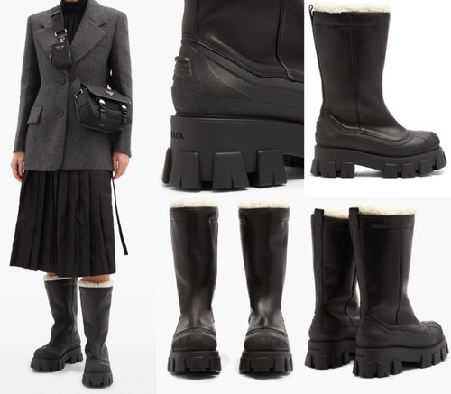 Prada monolith bottes - bottes, À