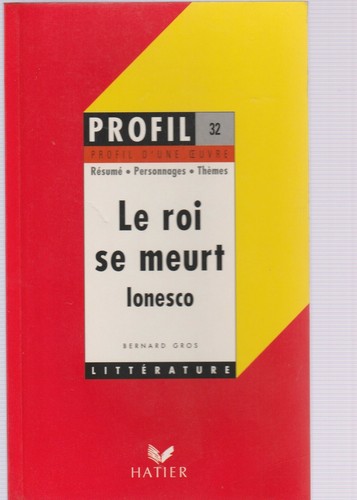 Roi meurt ionesco - meurt,