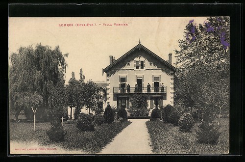 Cpa loures villa verdier 1916 - villa,
