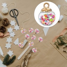 30pcs Decorative Mini Star Sequin Glitter Balls Ornements de bijoux de bricolage