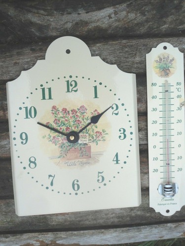Pendule horloge thermometre - horloge+,