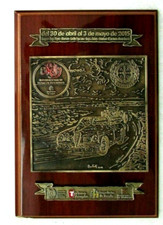 Plaque 8è Rally Internacional de Clasicos Deportivos 30 abril al 3 mayo de 2015