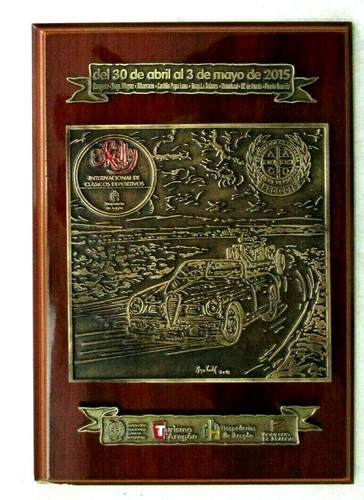 Plaque 8è rally internacional - plaque,