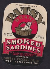 Ancienne étiquette de boîte