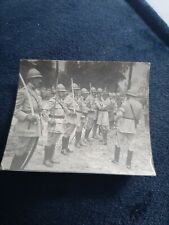 Photo General Kepi Unifome 1915 remise decoration 